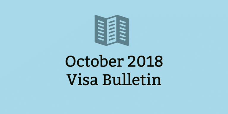 October 2018 Visa Bulletin Comes with Great News for EB2, EB3 India