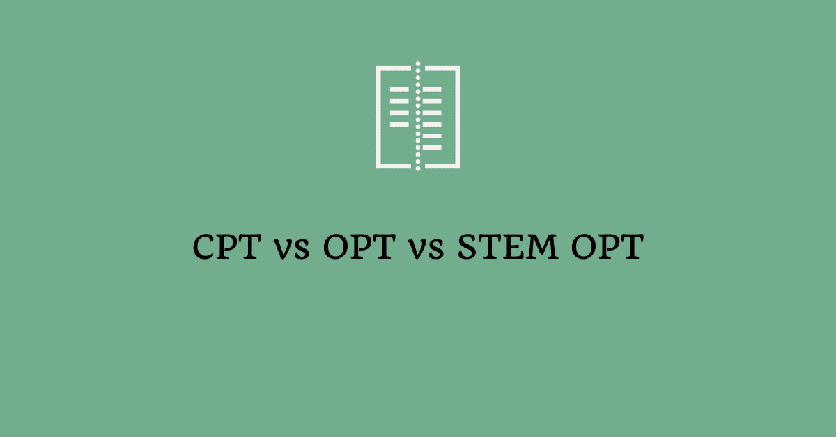 cpt vs opt vs stem opt