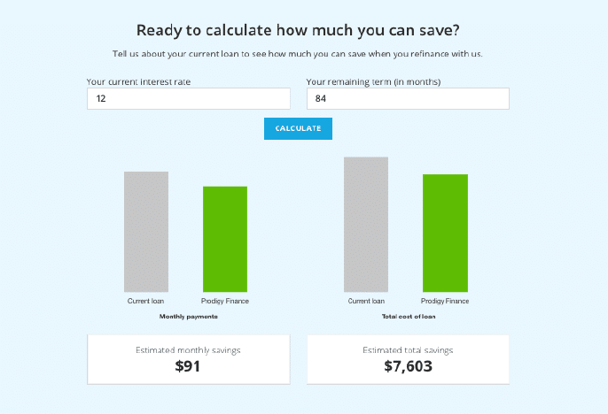 international student loan refinance savings calculator