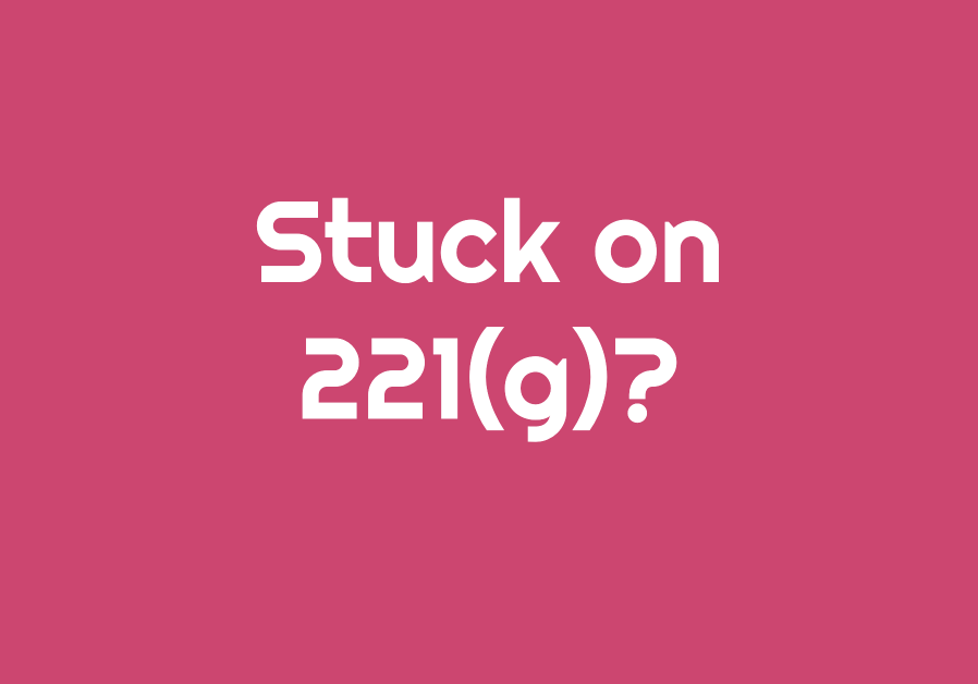 221g stuck