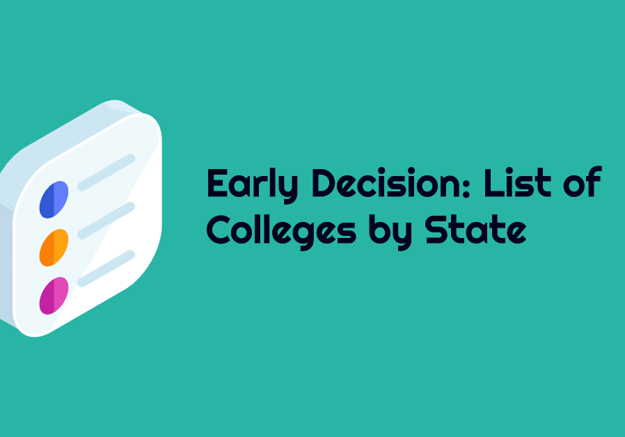 early decision list of colleges schools